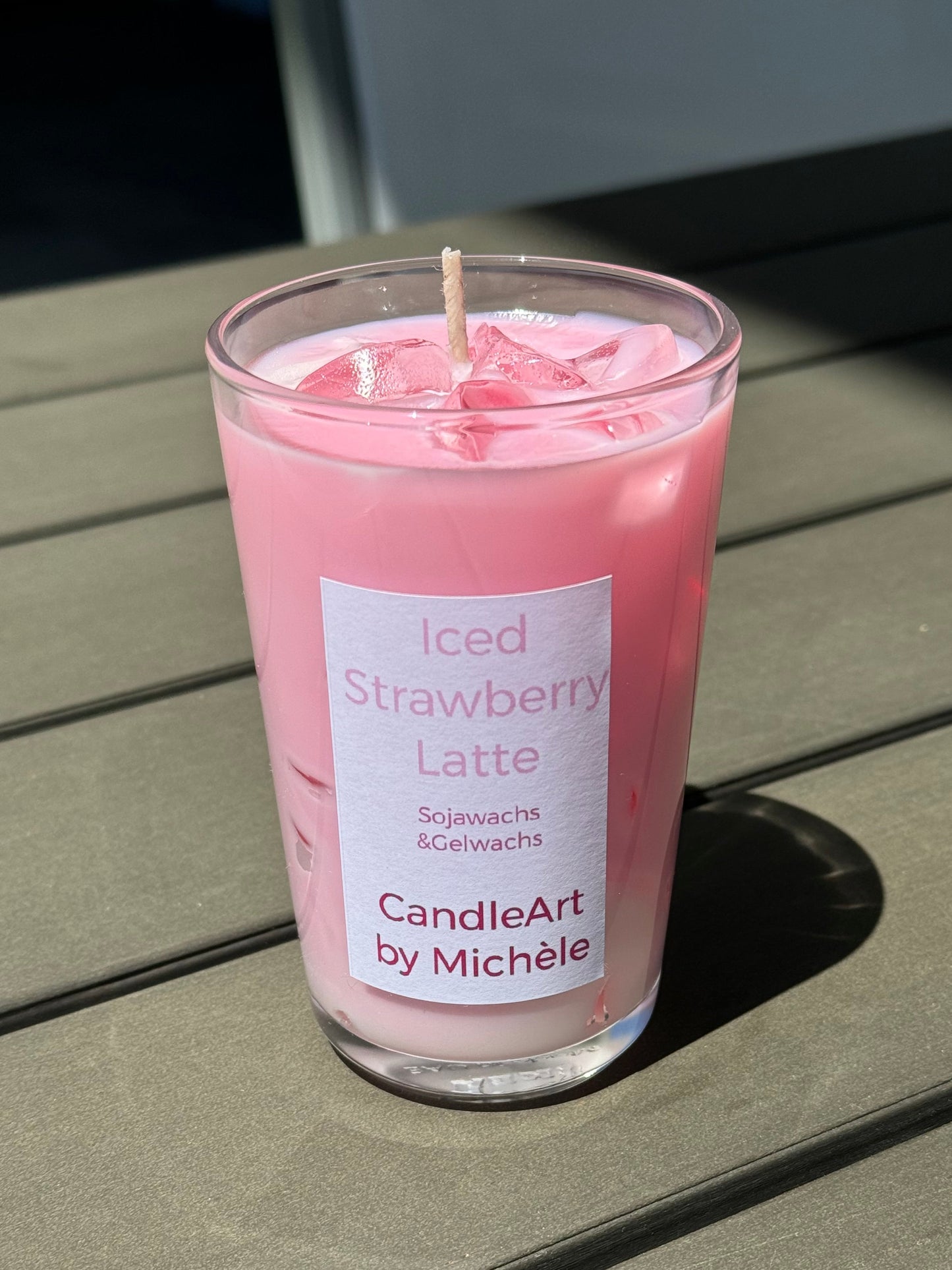 Iced Strawberry Latte