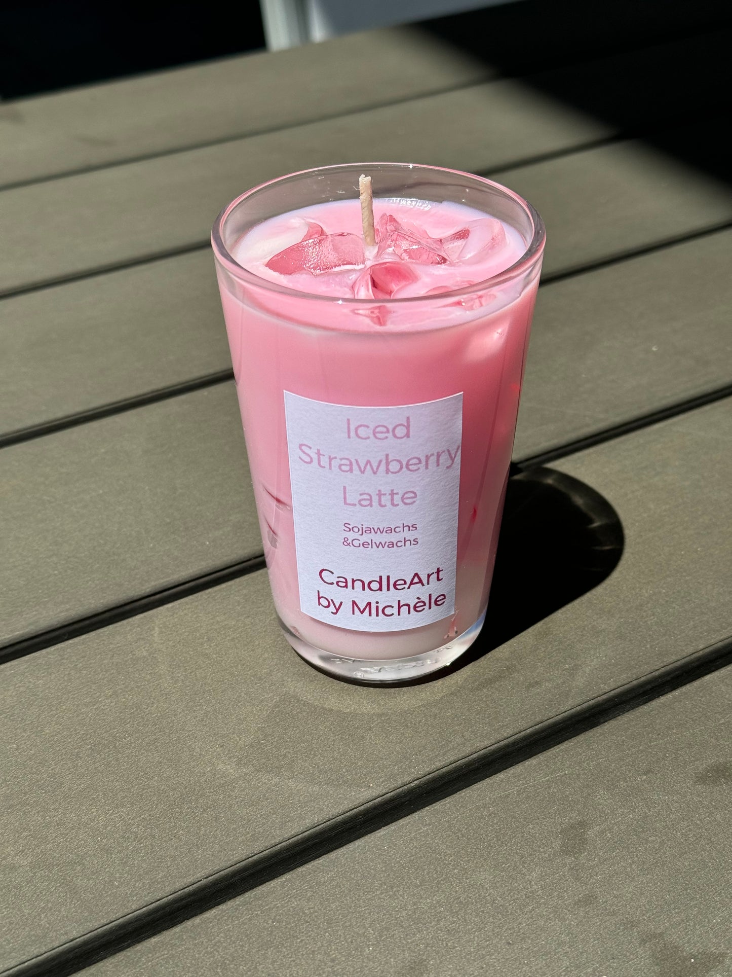 Iced Strawberry Latte