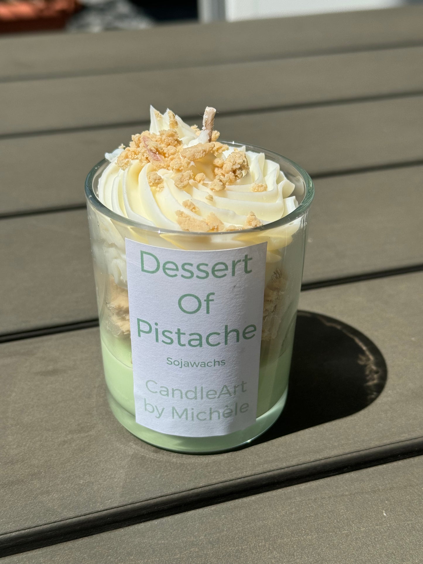 Dessert of Pistache