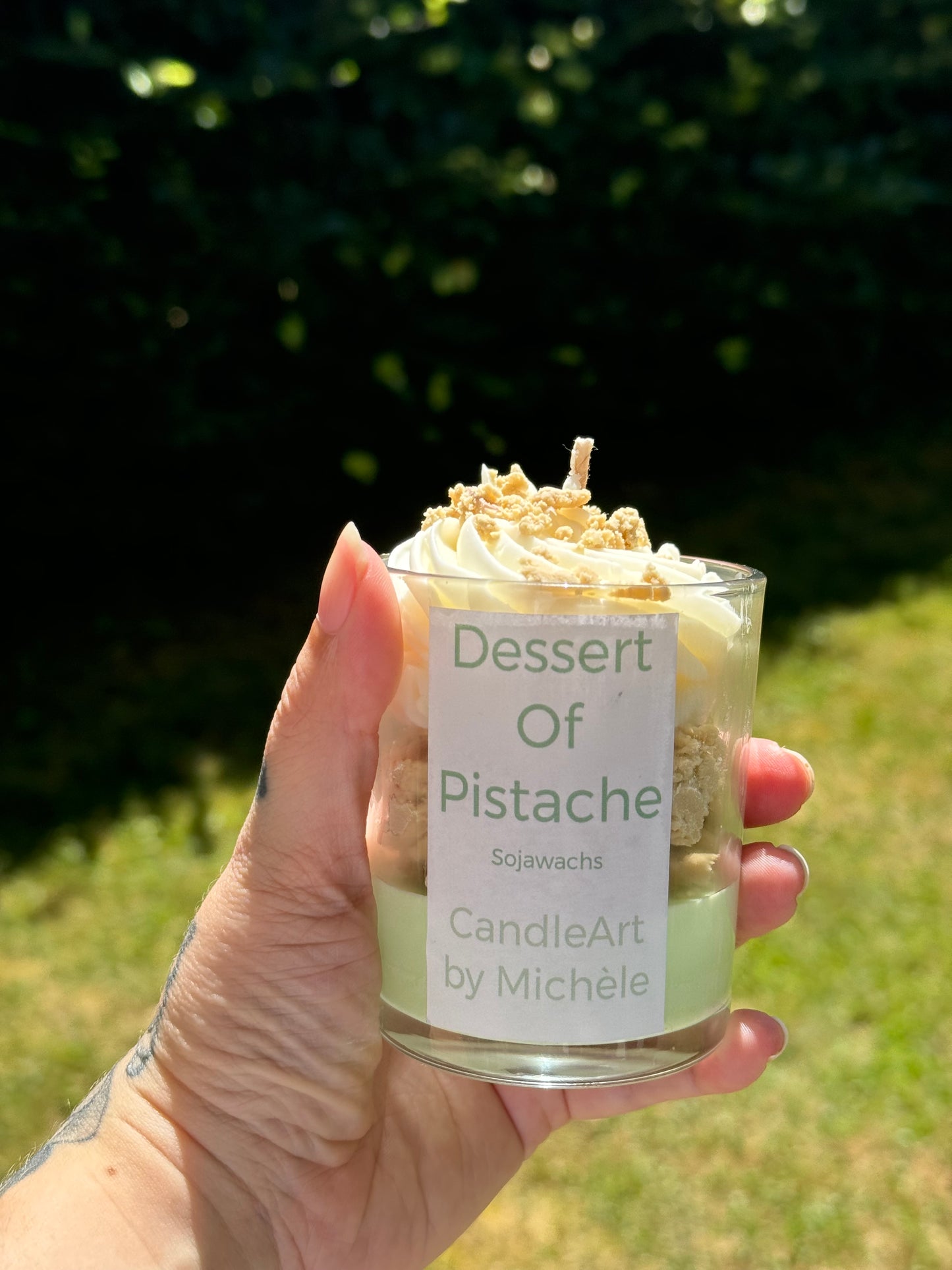 Dessert of Pistache