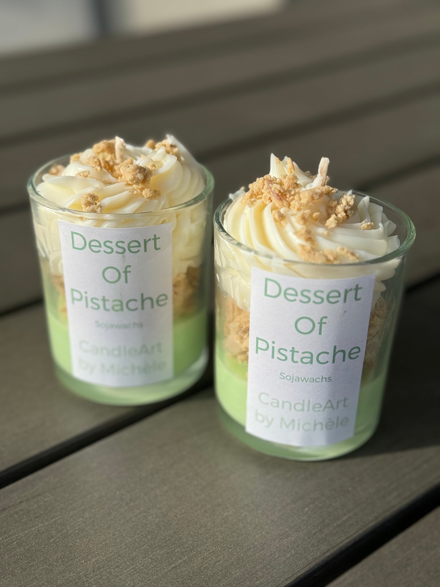 Dessert of Pistache