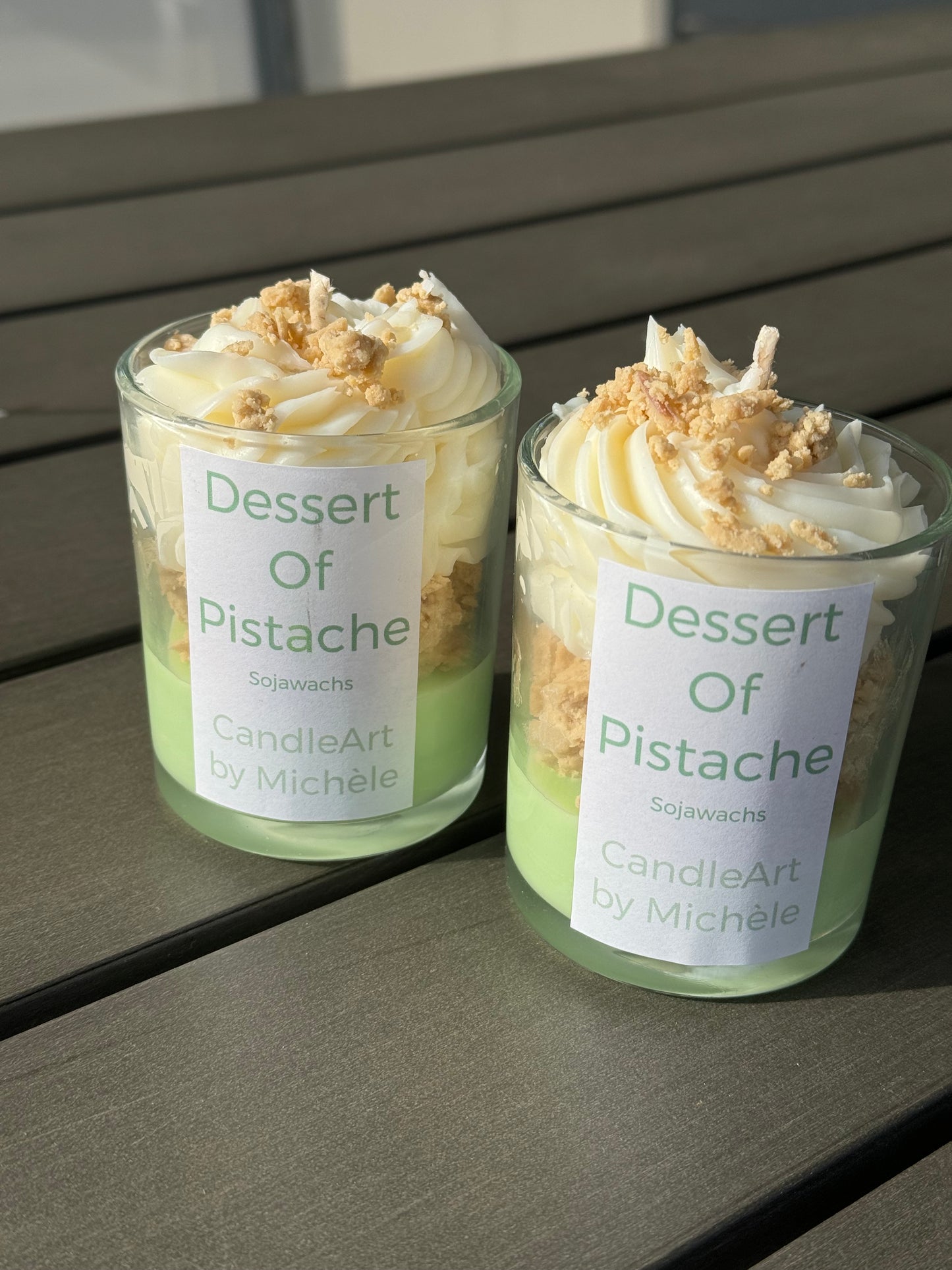 Dessert of Pistache