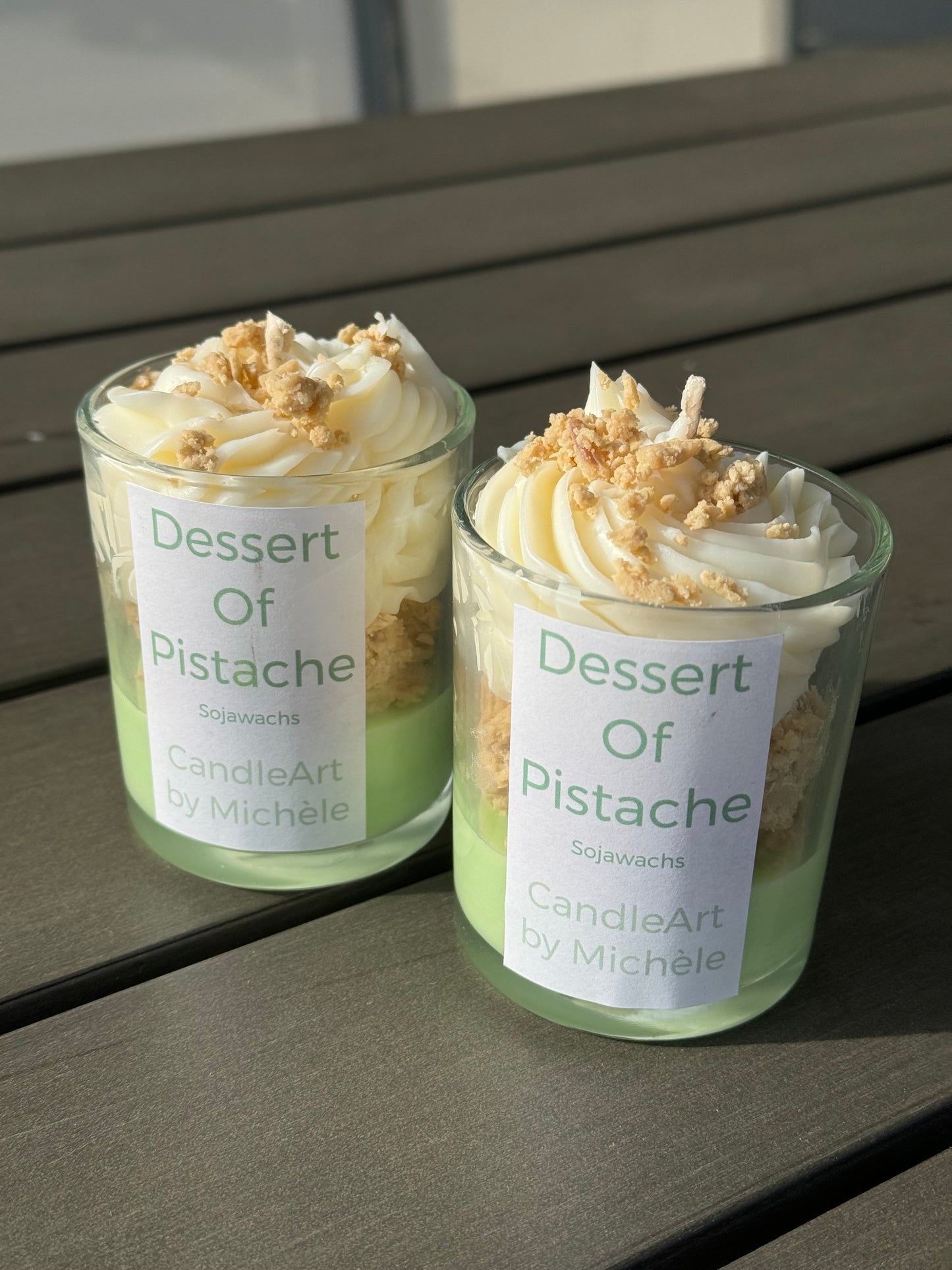 Dessert of Pistache