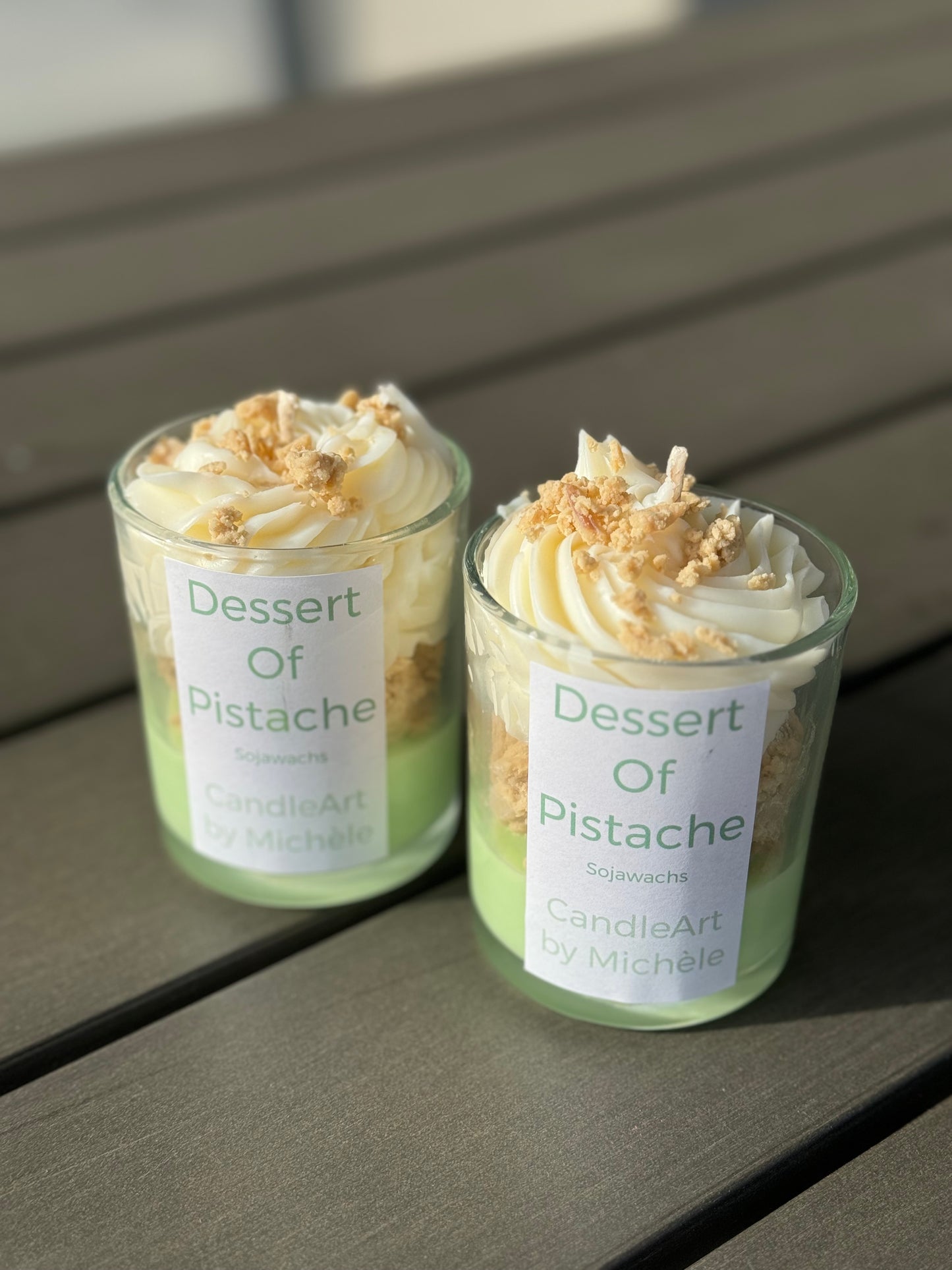 Dessert of Pistache