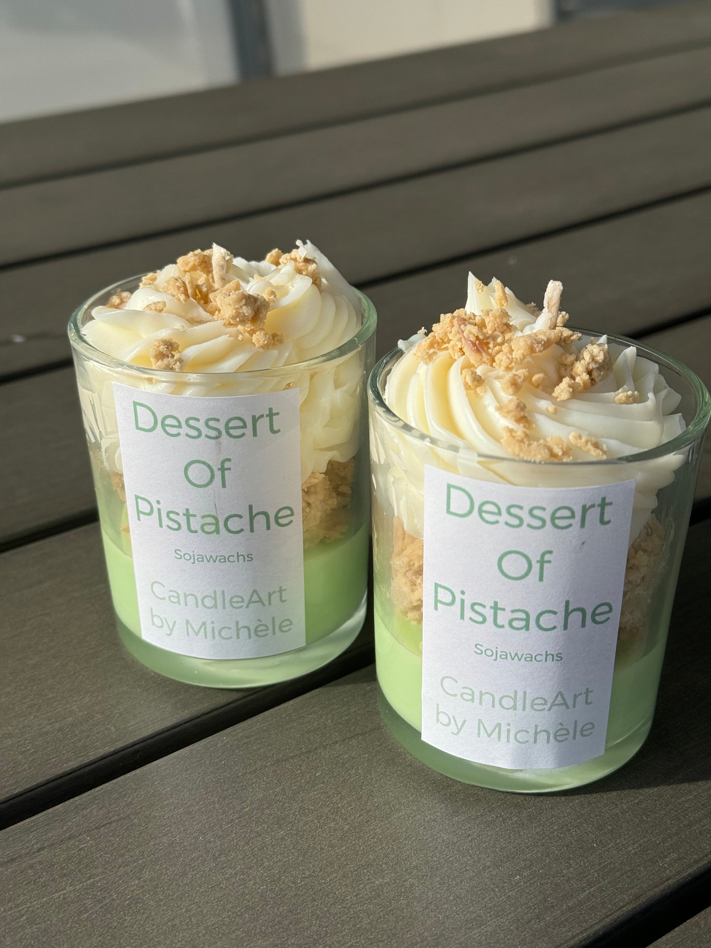 Dessert of Pistache