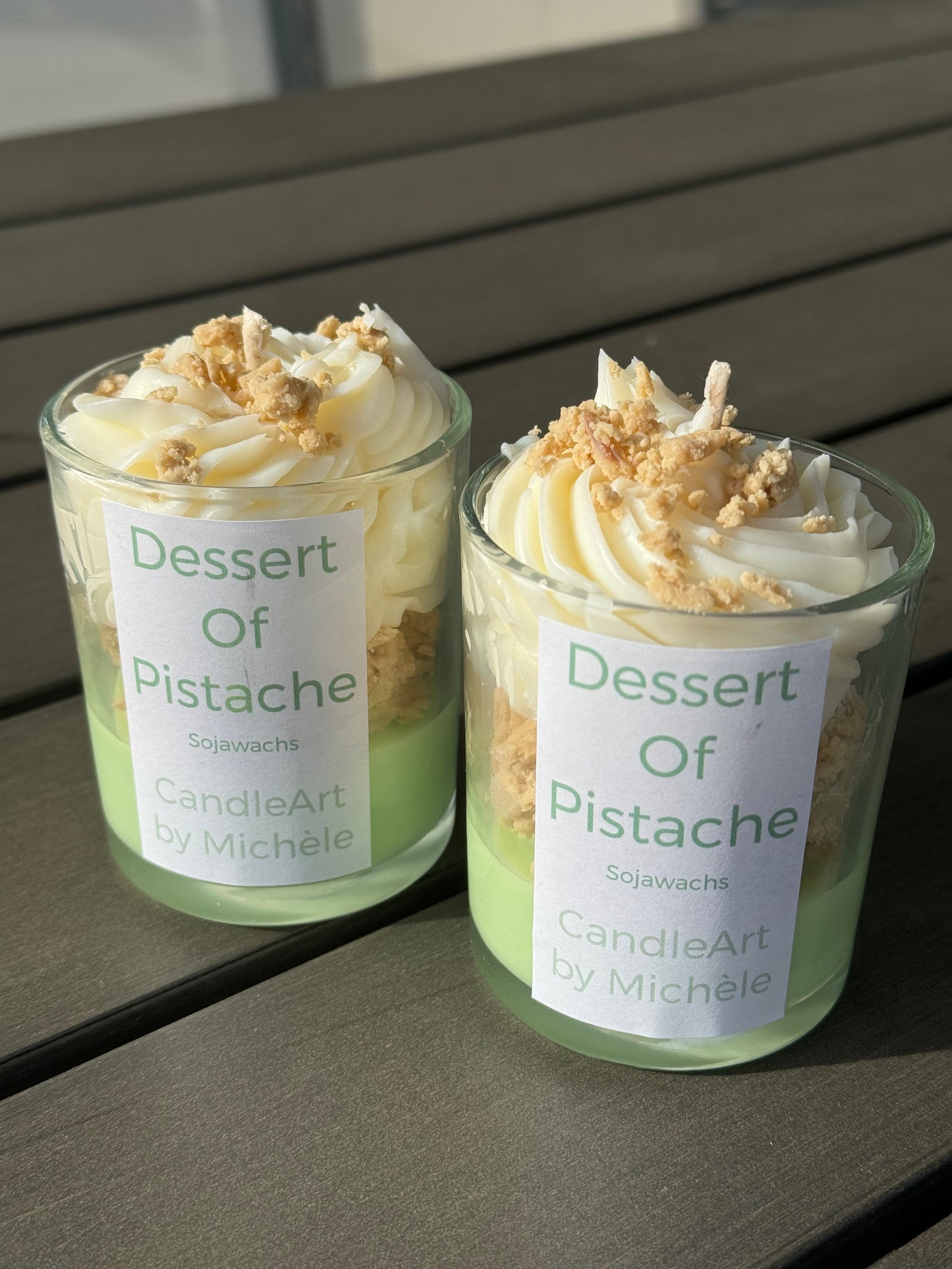 Dessert of Pistache