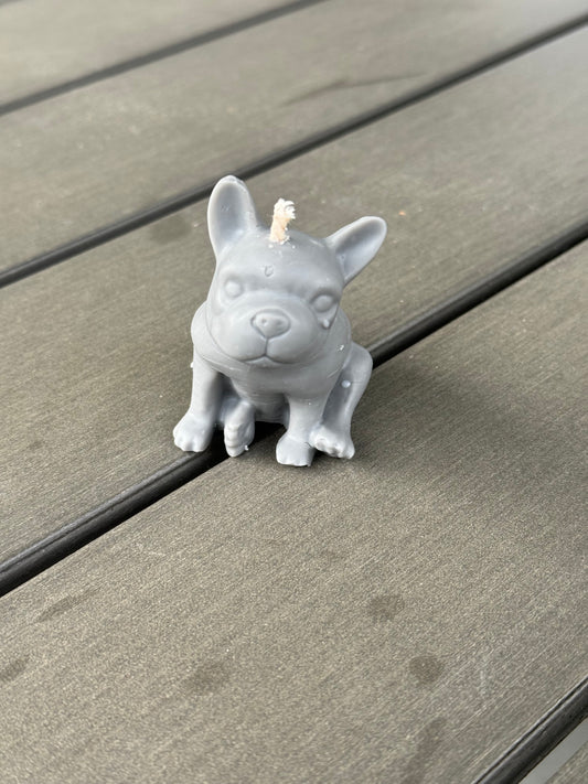 Hundekerze Französische Bulldogge mittel